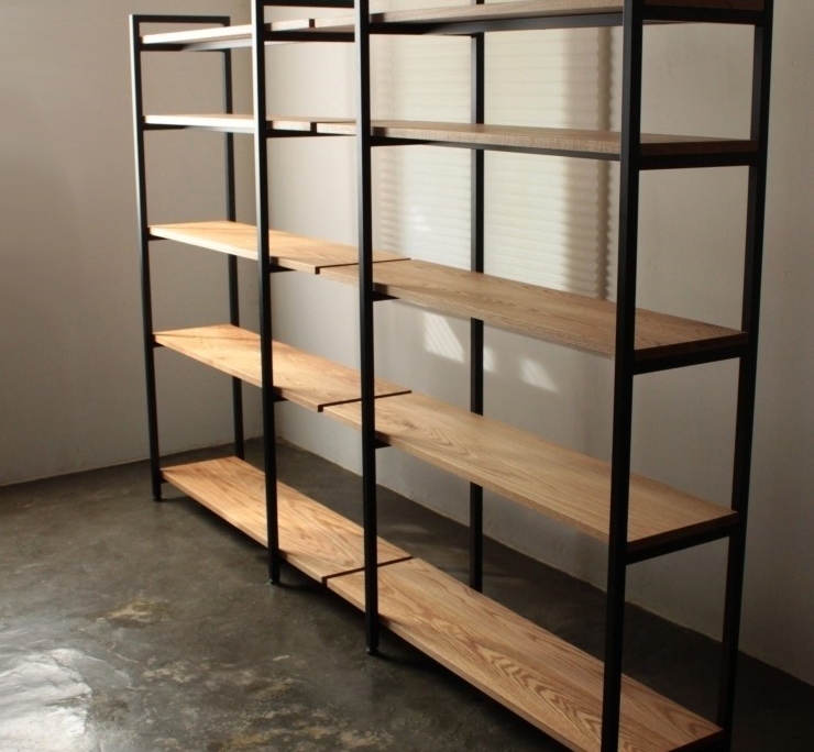 SH01 _ Steel frame shelves 더쿼드 우드웍스